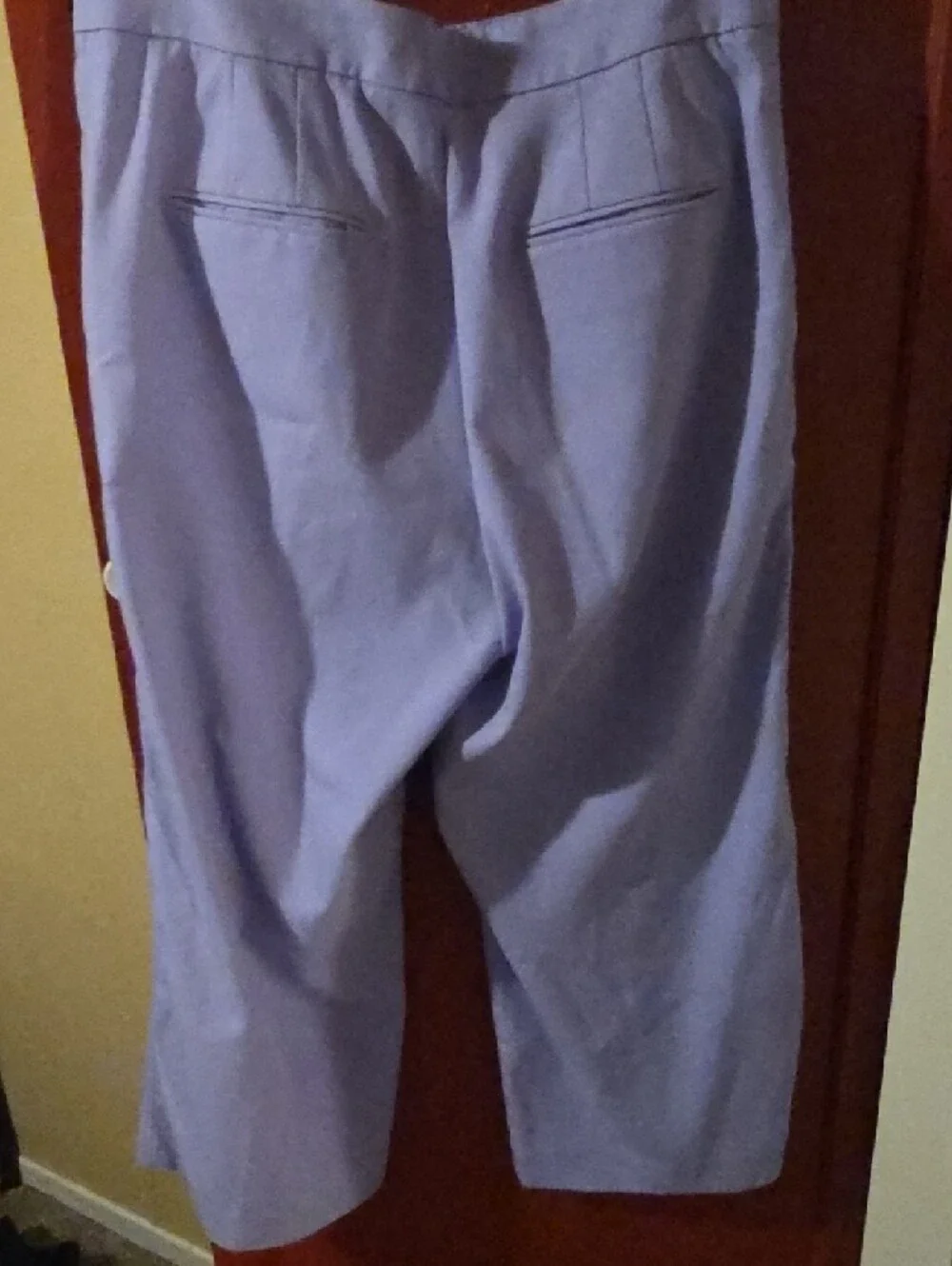 Ann Taylor Kare Lilac Wide Leg Pants - Picture 5 of 6